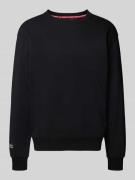 Alpha Industries Sweatshirt mit Label-Detail in Black, Größe L