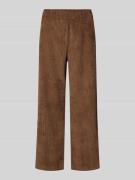 MAC Cropped Cordhose mit elastischem Bund Modell 'CHIARA' in Mittelbra...