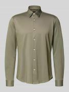 BOSS Slim Fit Businesshemd aus atmungsaktivem Material in Gruen, Größe...