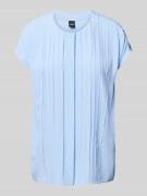 BOSS Bluse mit Kappärmeln Modell 'Berita' in Hellblau, Größe 46