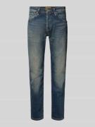 Jack & Jones Tapered Fit Jeans im Used-Look Modell 'MIKE' in Jeansblau...