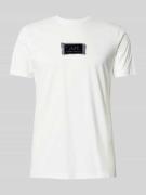 Antony Morato T-Shirt mit Label-Print in Weiss, Größe L