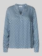 More & More Relaxed Fit Tunikabluse aus reiner Viskose mit Allover-Pri...