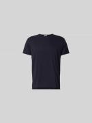 Filippa K Regular Fit T-Shirt mit Rollsaum in Marine, Größe L