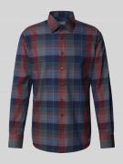 ETERNA Modern Fit Business-Hemd mit Knopfleiste in Marine, Größe 39