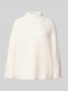 Herzensangelegenheit Strickpullover aus Woll-Kaschmir-Mix in Offwhite,...