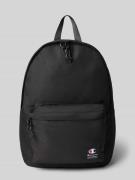 CHAMPION Rucksack mit Label-Patch in Black, Größe 1