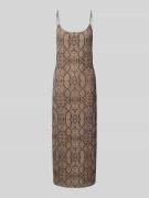 Gina Tricot Midikleid mit Spaghettiträgern und Rundhalsausschnitt in S...
