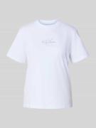 Calvin Klein Jeans T-Shirt mit Label-Print in Weiss, Größe L