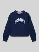Tommy Hilfiger Teens Regular Fit Sweatshirt aus Baumwoll-Mix in Marine...