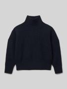 s.Oliver RED LABEL Oversized Strickpullover mit Rollkragen in Black, G...