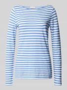 Marc O'Polo Regular Fit Langarmshirt aus reiner Baumwolle in Hellblau,...