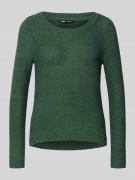 Only Regular Fit Strickpullover aus Grobstrick Modell 'GEENA' in Dunke...