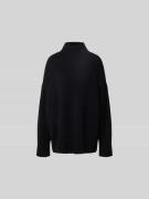Juvia Oversized Pullover mit Kaschmir-Anteil in Black, Größe L