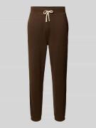 Polo Ralph Lauren Slim Fit Sweatpants mit Tunnelzug in Mittelbraun, Gr...