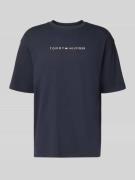 Tommy Hilfiger Relaxed Fit T-Shirt aus reiner Baumwolle in Marine, Grö...