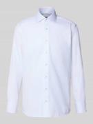 ETERNA Modern Fit Business-Hemd mit Haifischkragen in Weiss, Größe 41