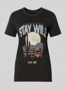 Only Regular Fit T-Shirt aus reiner Baumwolle Modell 'LUCY' in Black, ...