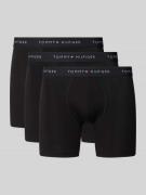 Tommy Hilfiger Slim Fit Trunks aus Baumwoll-Mix in Black, Größe M