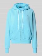 Polo Ralph Lauren Sweatjacke mit Kapuze in Tuerkis, Größe M