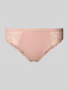 Marc O'Polo Slip mit Spitze in Rose, Größe L