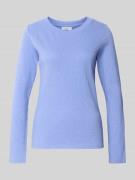 Marc O'Polo Denim Regular Fit Langarmshirt aus reiner Baumwolle in Ble...