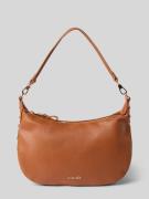 Liu Jo White Hobo Bag mit Label-Applikation in Cognac, Größe 1