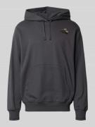The North Face Hoodie mit Label-Stitching in Anthrazit, Größe L