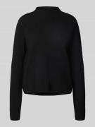 Mango Strickpullover mit Stehkragen Modell 'CHIMNEY' in Black, Größe X...