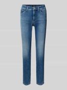 Marc Cain Skinny Fit Jeans mit 5-Pocket-Design in Marine, Größe 36