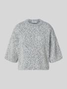 JAKE*S STUDIO WOMAN Strickpullover mit 1/2-Arm in Eisblau, Größe L