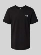 The North Face T-Shirt mit Label-Print in Black, Größe L