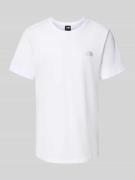 The North Face T-Shirt mit Label-Print in Weiss, Größe L