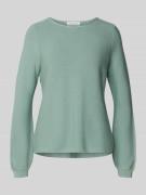Christian Berg Woman Strickpullover mit gerippten Abschlüssen in Hellt...