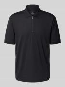 ARMANI EXCHANGE Poloshirt mit kurzem Reißverschluss in Marine, Größe L