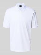 ARMANI EXCHANGE Poloshirt mit kurzem Reißverschluss in Weiss, Größe L