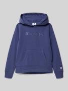 CHAMPION Hoodie mit Kapuze in Blau, Größe 128