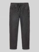 s.Oliver RED LABEL Slim Fit Jeans aus Baumwoll-Mix in Black, Größe 104