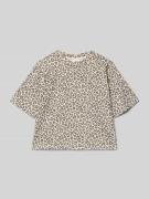 s.Oliver RED LABEL Boxy Fit T-Shirt aus reiner Baumwolle in Sand, Größ...