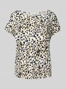 s.Oliver RED LABEL Loose Fit T-Shirt aus Viskose-Mix in Offwhite, Größ...