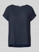 s.Oliver RED LABEL Relaxed Fit T-Shirt mit Stretch-Anteil in Marine, G...