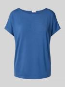 s.Oliver RED LABEL Loose Fit T-Shirt aus Viskose-Mix in Blau, Größe 34