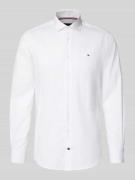 Tommy Hilfiger Tailored Slim Fit Businesshemd aus reiner Baumwolle in ...
