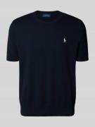 Polo Ralph Lauren Strickshirt mit Rundhalsausschnitt und Label-Stitchi...