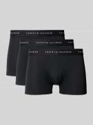 Tommy Hilfiger Regular Fit Trunks mit Label Bund in Black, Größe L