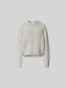 Closed Pullover mit gerippten Abschlüssen in Hellgrau, Größe M