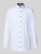 OLYMP Modern Fit Business-Hemd mit Kentkragen in Weiss, Größe 39