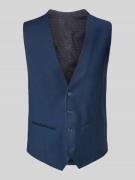 HECHTER PARIS Weste mit V-Ausschnitt und Leistentaschen in Blau, Größe...