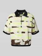 Marc Cain Strickshirt mit Umlegekragen in Khaki, Größe 38