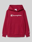 CHAMPION Hoodie mit Kapuze in Dunkelrot, Größe 164